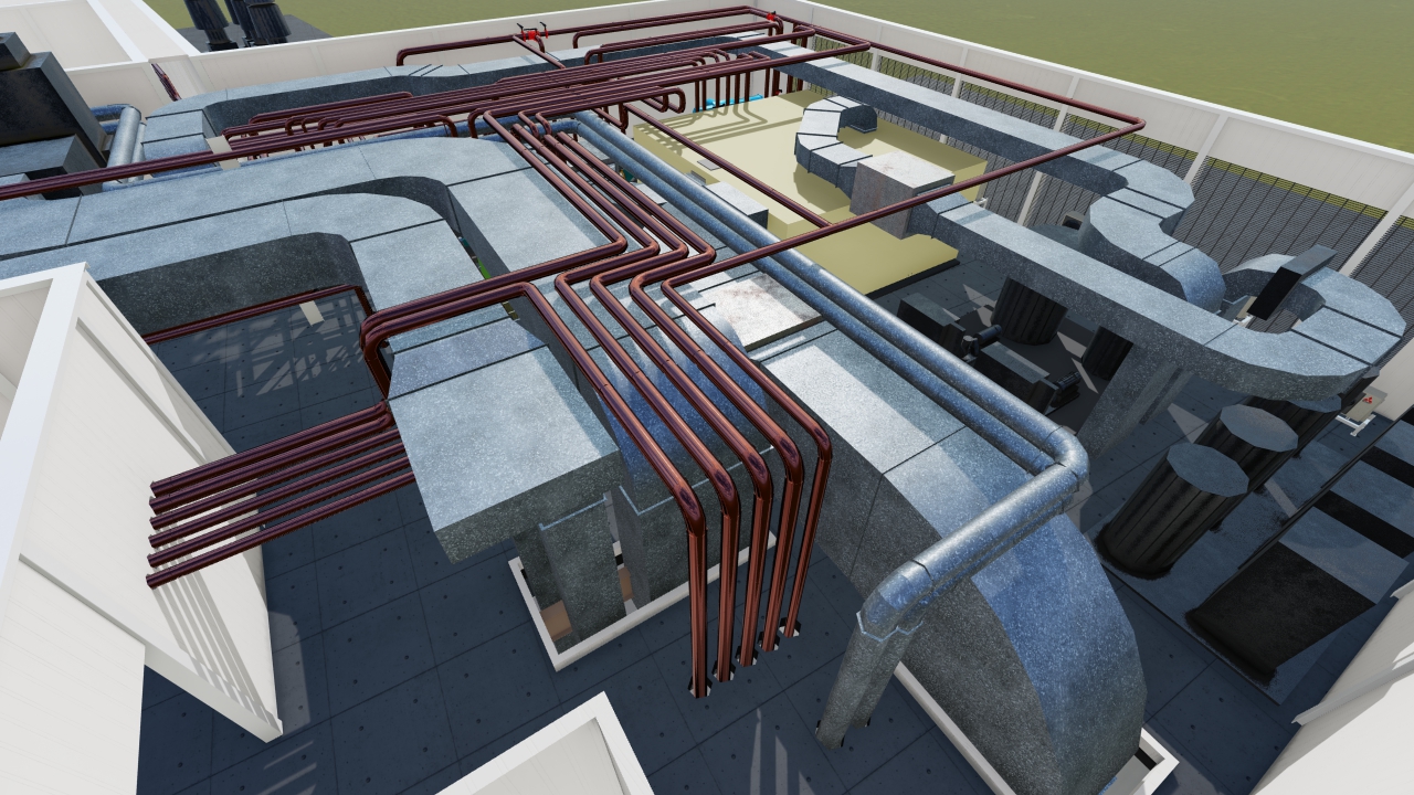 HVAC drafting services, Mechanical drafting services