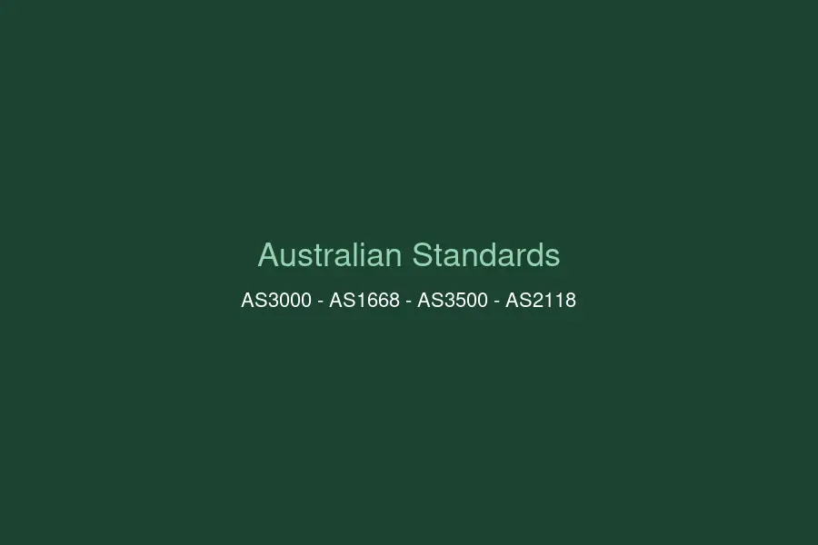 Australian standards MEP AS3000 AS1668 AS3500 AS2118